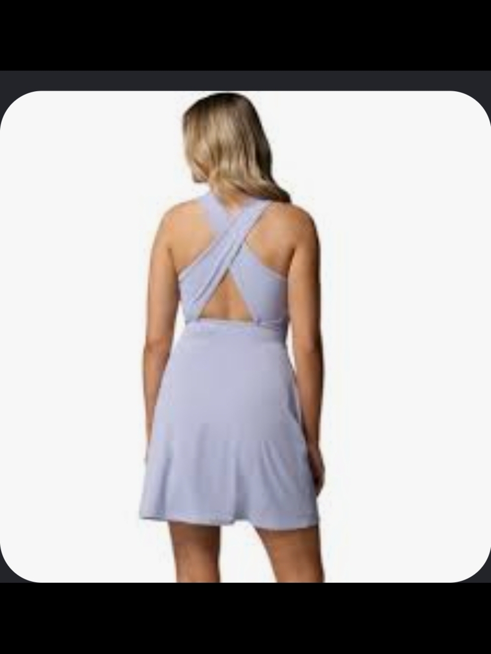 Columbia Lilac Cross-Back A-Line Dress - Women's